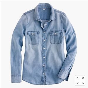 JCREW Keeper Chambray Button Down Shirt